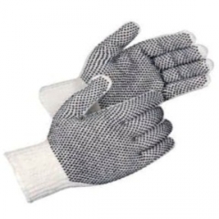 Two-Sided PVC Dots String Knit Gloves (Dozen)